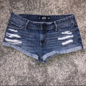 Hollister jean shorts